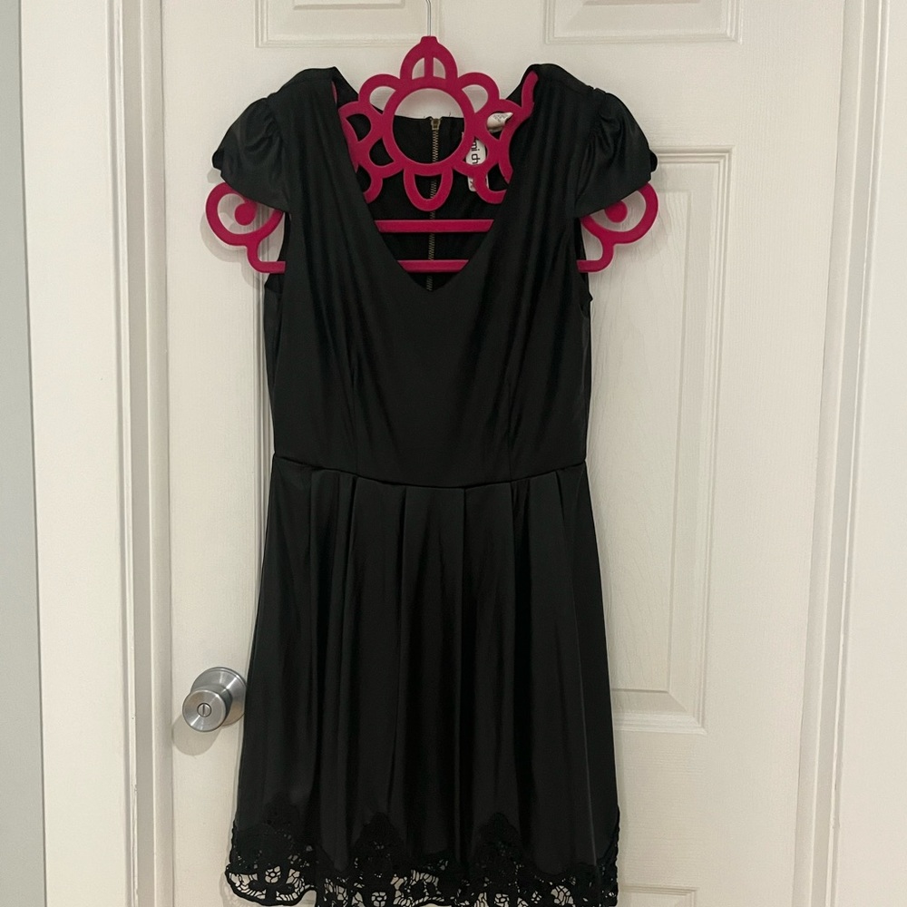 Black Pleather Dress